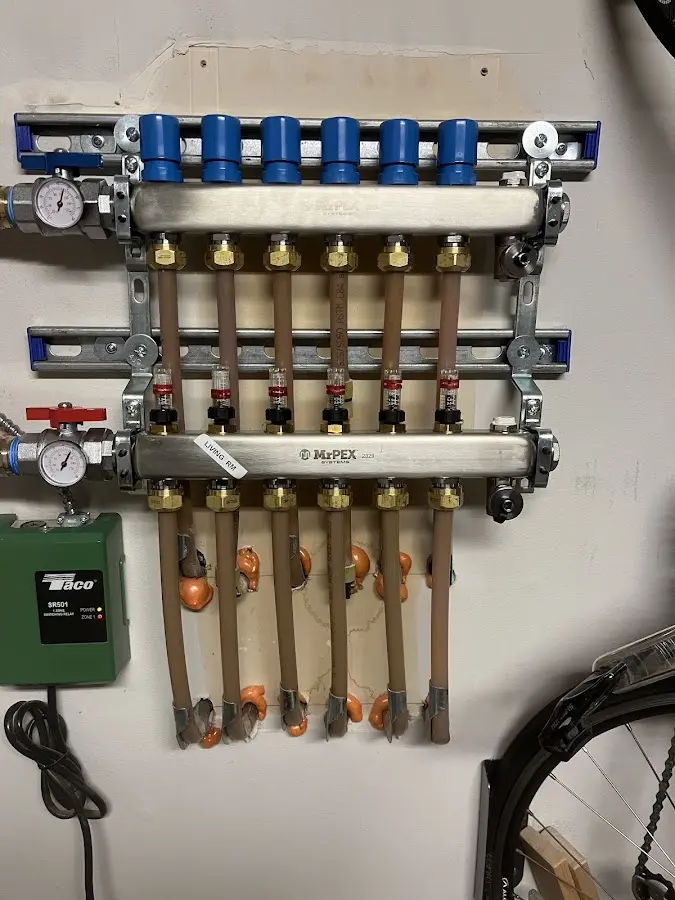 Plumber performing Gas Leak Detection at a residential property in Theodore